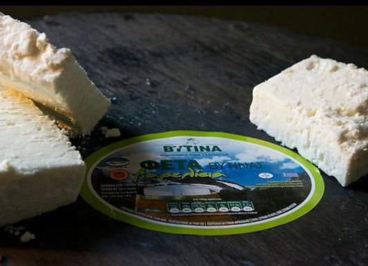 PΟP Feta Cheese from Vytina – Vacuum Pack & Brine Tins – 2kg to 3.5kg (Vacuum) – Starting Price £14.99/kg